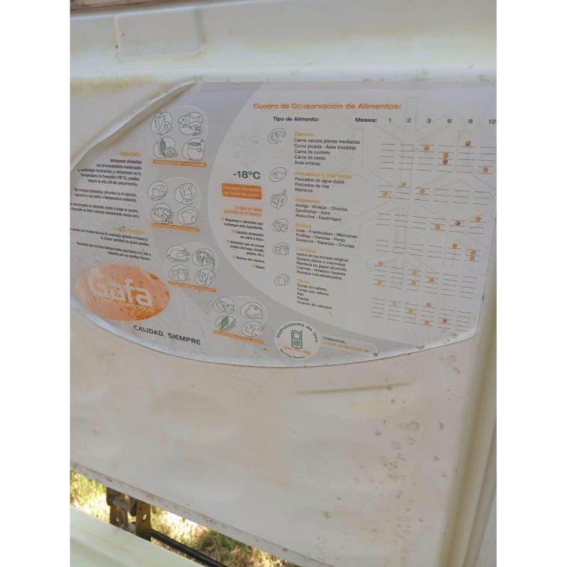 Vendo Freezer Gafa Eternity 117lts blanco - 2