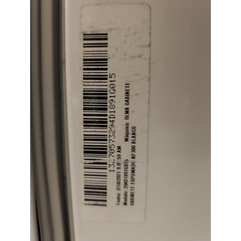 Heladera patrick blanca con freezer superior - 6