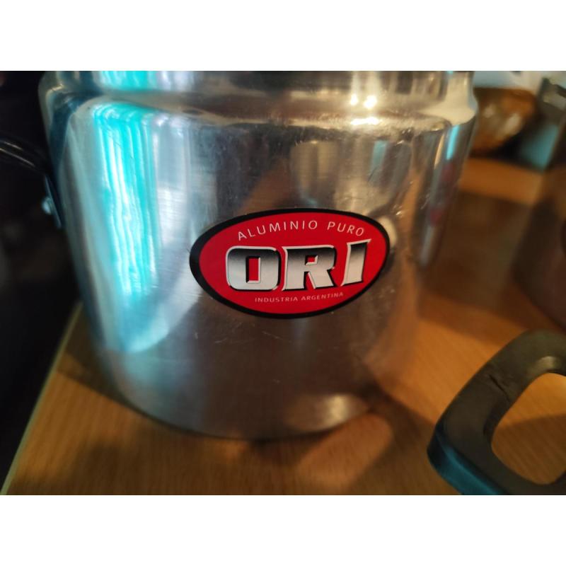 lote sarten, olla y lechera de aluminio