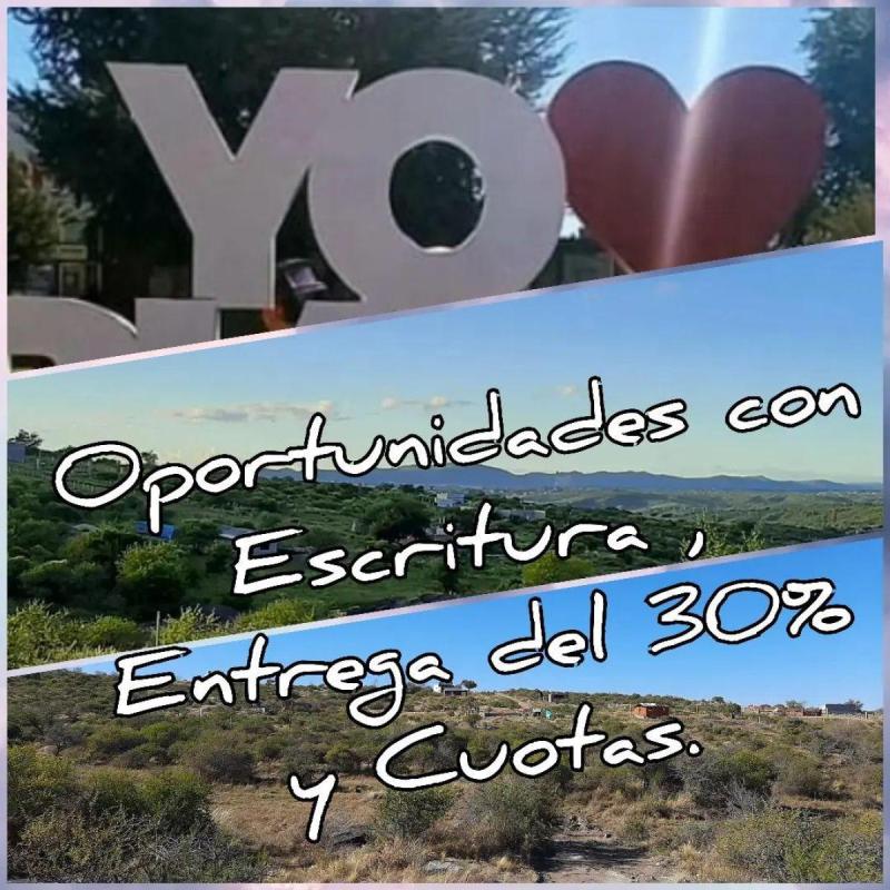 vendo lotes con escritura en Bialet Masse