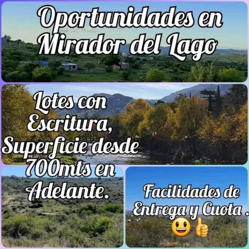 vendo lotes en Bialet Masse con Escritura