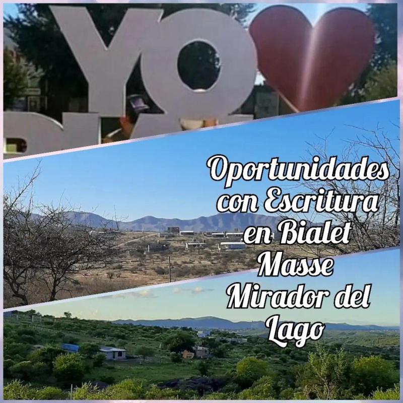 vendo lotes con escritura hermosa vista a las Sierras
