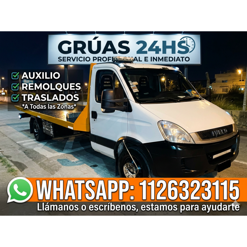 traslados, auxilios, las 24hs en zona caba y gba - 3