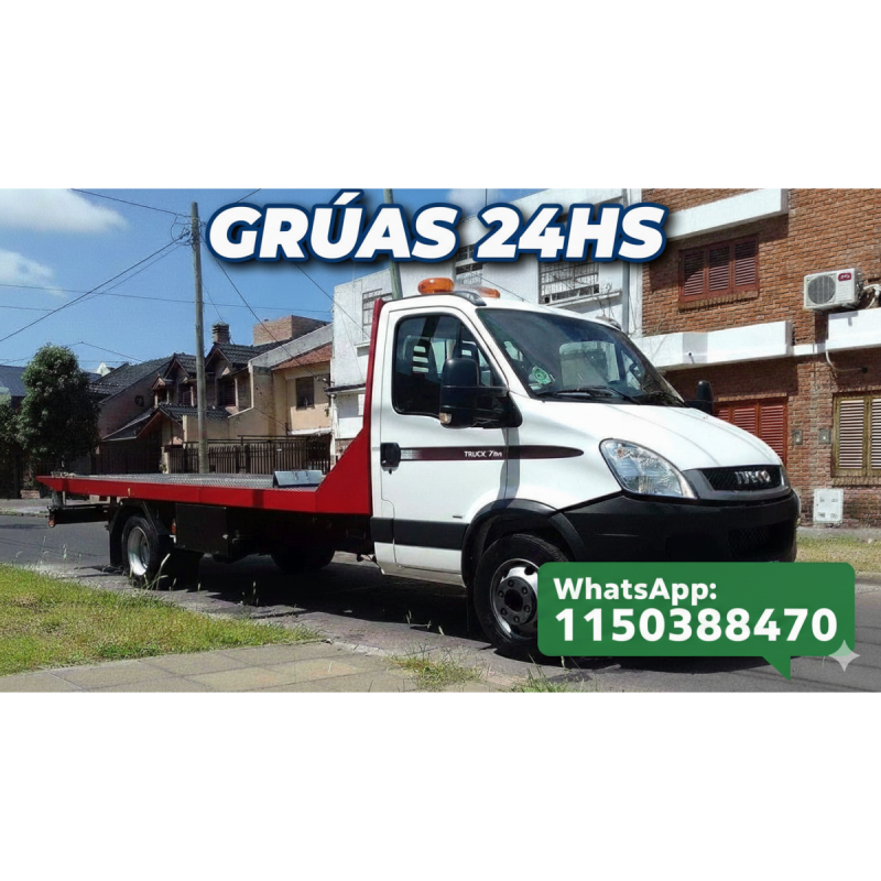 GrÚas24hs remolques en todas las zonas caba y gba - 12
