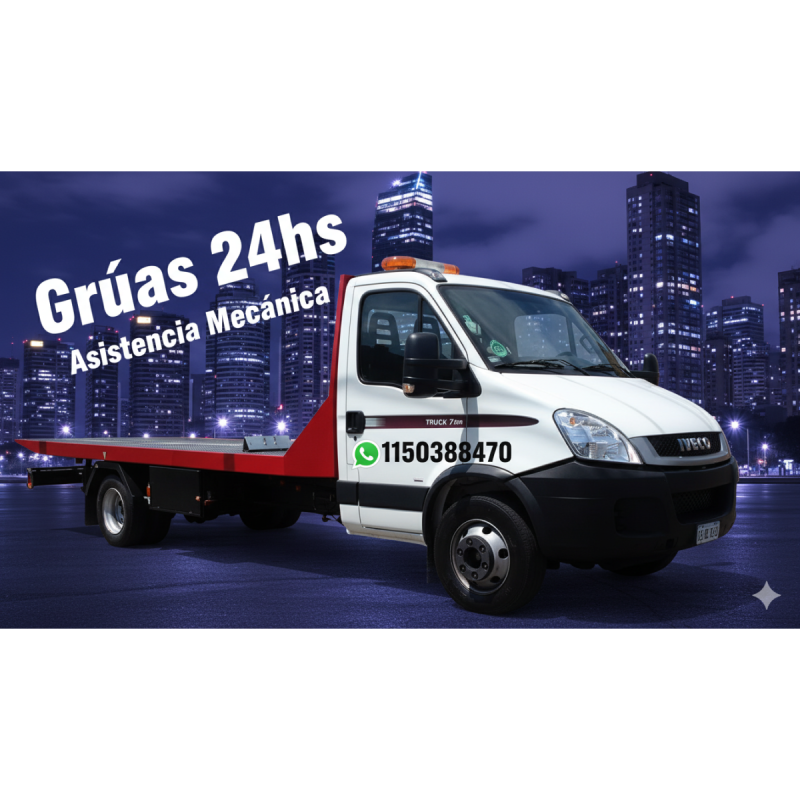 GrÚas24hs remolques en todas las zonas caba y gba - 14