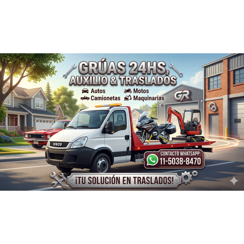 GrÚas24hs remolques en todas las zonas caba y gba - 20