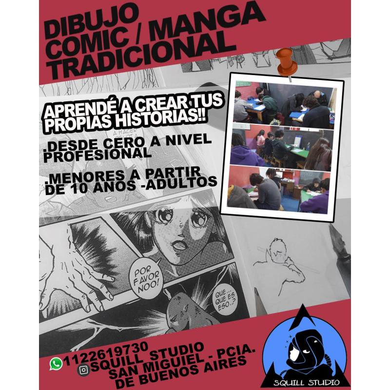 Curso de comic y manga tradicional en san miguel!!!