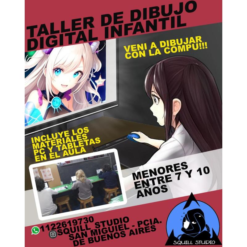 Taller de dibujo digital infantil en san miguel