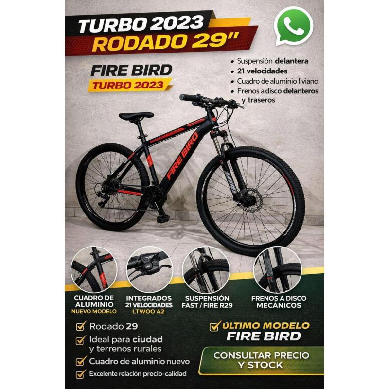 BICICLETAS FIRE BIRD, mountain bike (aluminio)