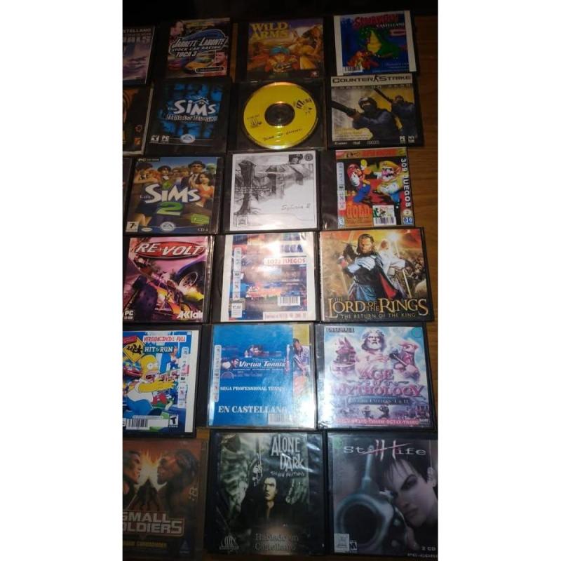 LOTE Juegos fisicos en Cd para Pc. Canjeo/Vendo/Bernal! Valor x TODOS. LEER