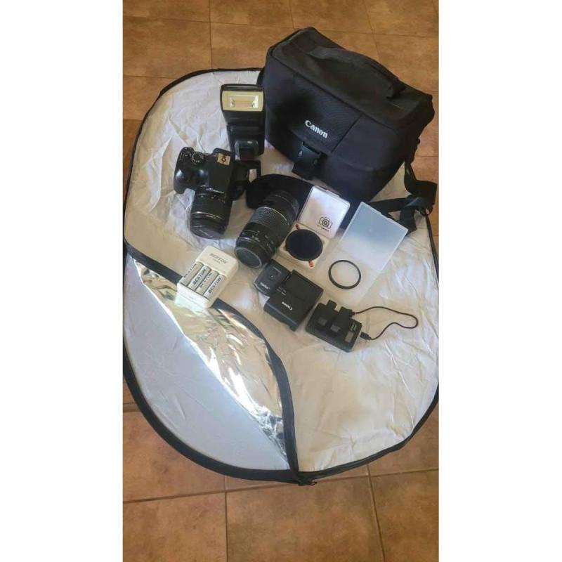 Camara canon rebel t6 - accesorios - negociable