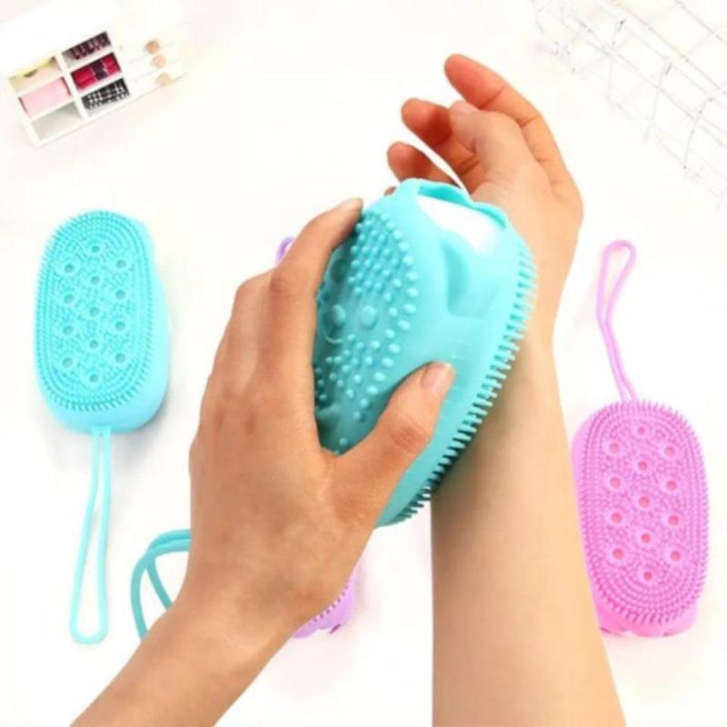 Esponja de silicona corporal para baño exfoliante