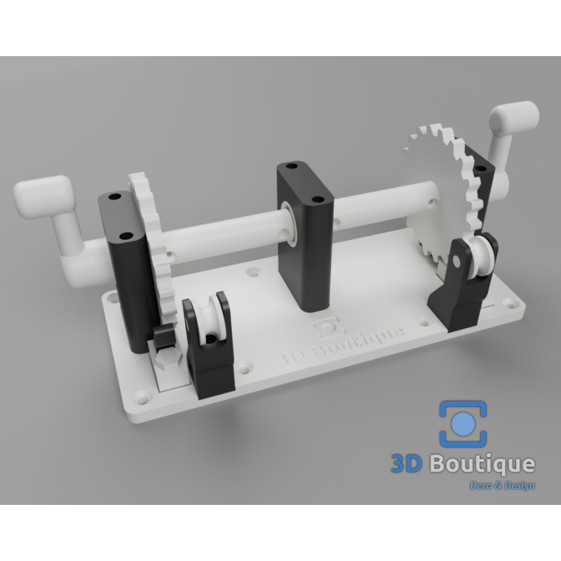 Tender Retráctil Doble Reforzado 12 Mts – Soga 6mm + Kit Completo