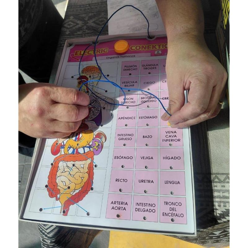 Electric conektion juego mesa, juego aprendo ciencias naturales