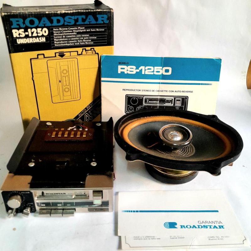 Autoestereo Roadstar Rs1250 Para Cassette Y Un Parlante Oval