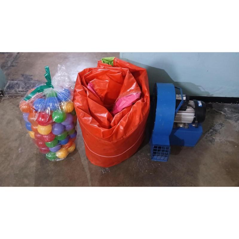 Vendo pelotero inflable con turbina + pelotitas colores