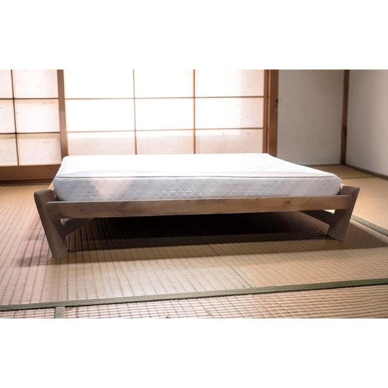 Cama turca otomana 1 plaza madera maciza guatambu