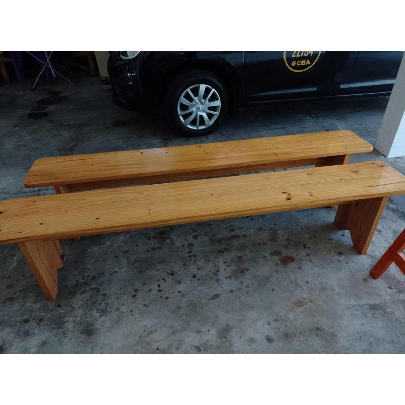 Bancos De Madera De Muy Buena Calidad.