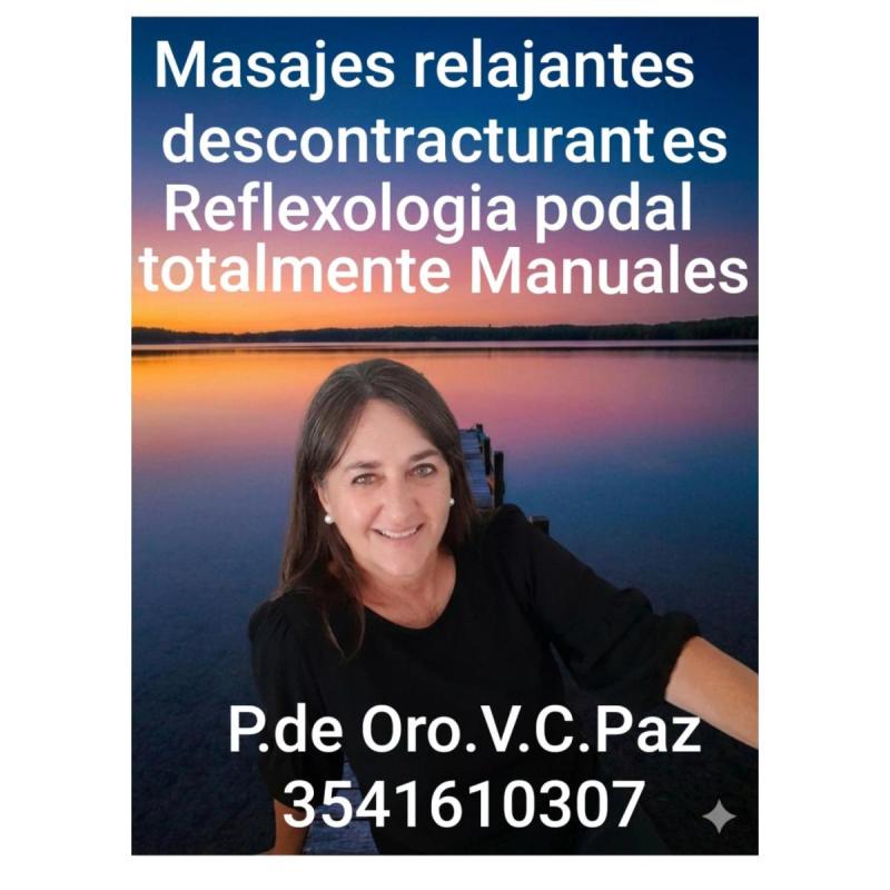 Masajes relajantes y descontracturantes. Reflexologia. Totalmente Manuales