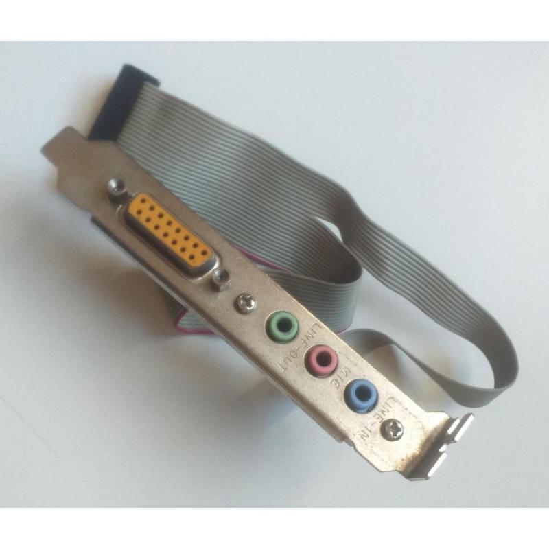 Bracket 3 Audio + Joystick / Midi Hembra