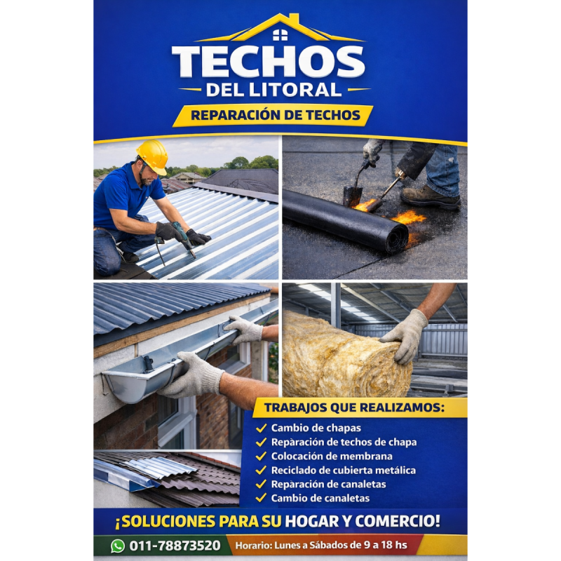 Reparacion de techos en general