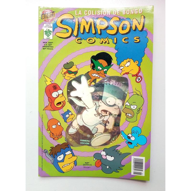 Comic Los Simpsons La Colisión De Bongo