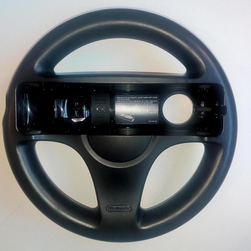 Wii Wheel Volante Nintendo Wii Original - All Black Edition