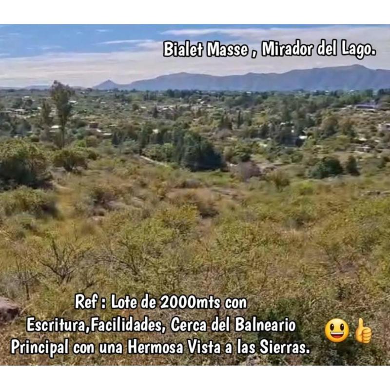 vendo lote de 2000mts cerca del rio con escritura