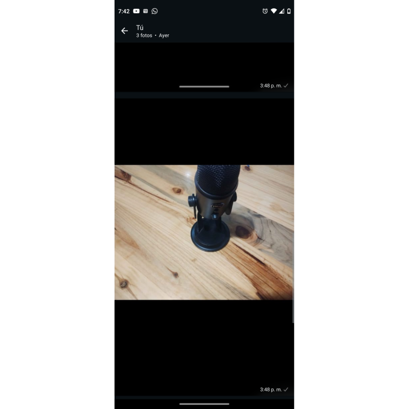 Vendo micrófono Blue Yeti (ideal para stremear)
