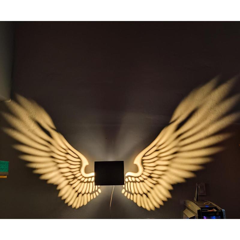 Alas de angel luminaria para fotos