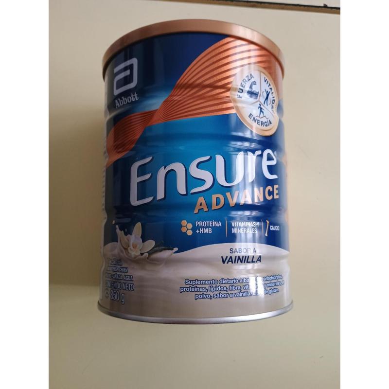 Ensure advance vainilla lata 850 g