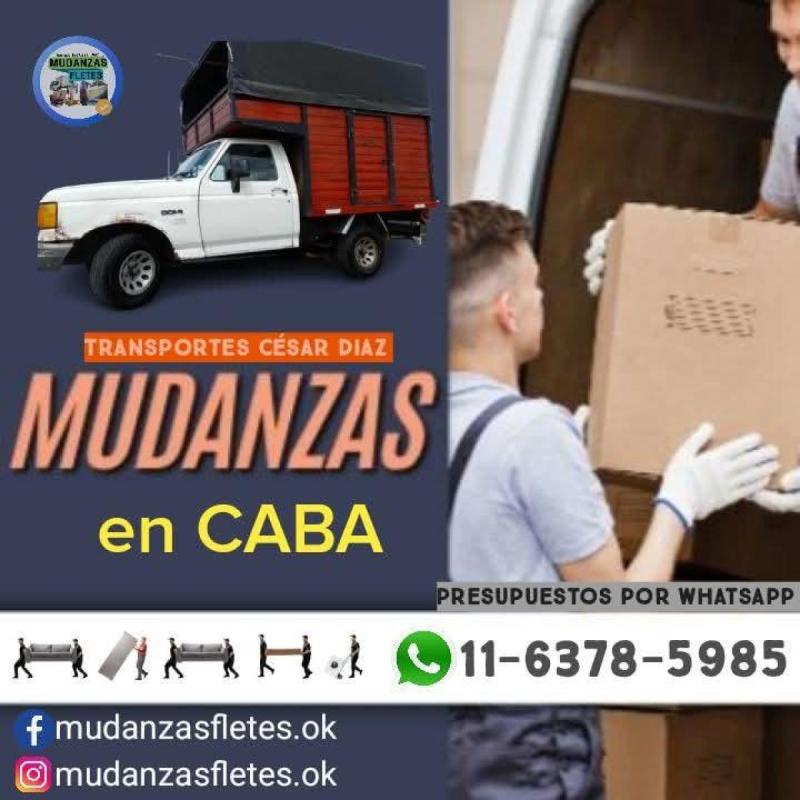 Mudanzas y fletes transportes CABA 11-6378-5985