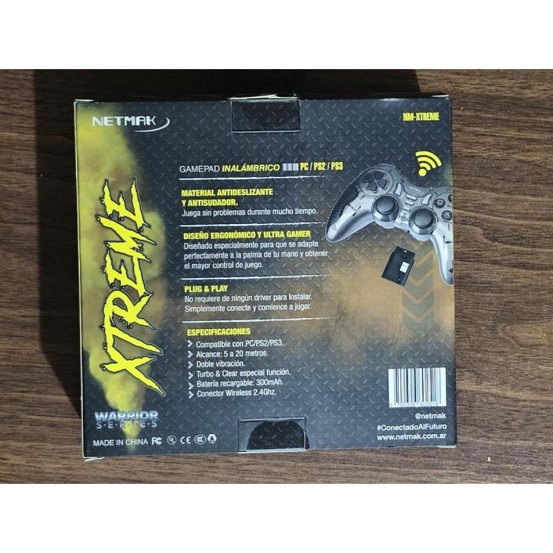 Joystick inalambrico NETMAK XTREME PC/PS3/PS2 - 6