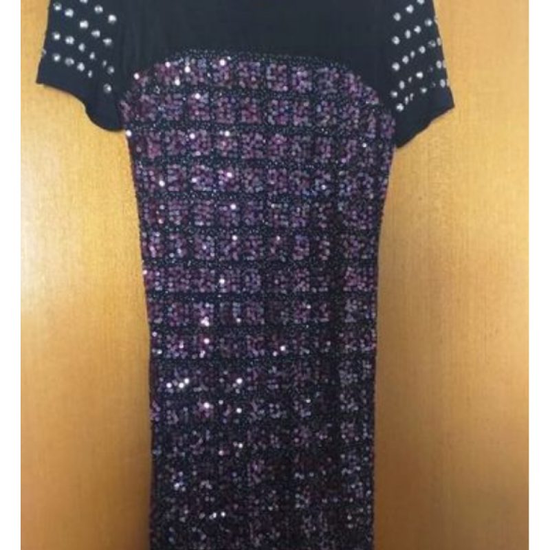 Vestido con tachas y lentejuelas marca Kosiuko - 3