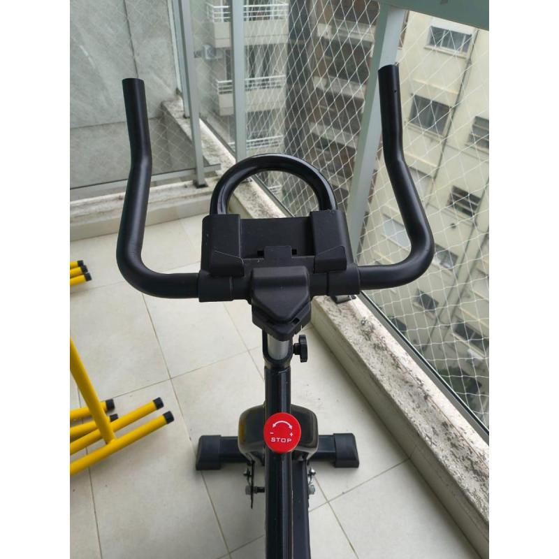 Bicicleta Fija Spinning Gym 8 Niveles 28 Kgs (Usado) - 4