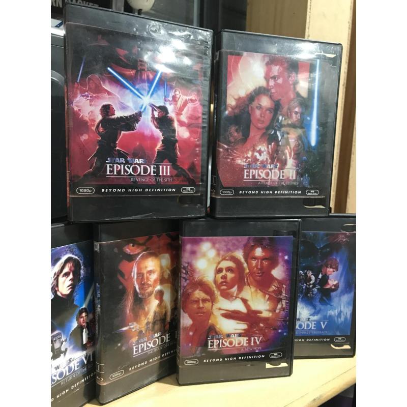 Star Wars Episodios I II III IV V VI bluray