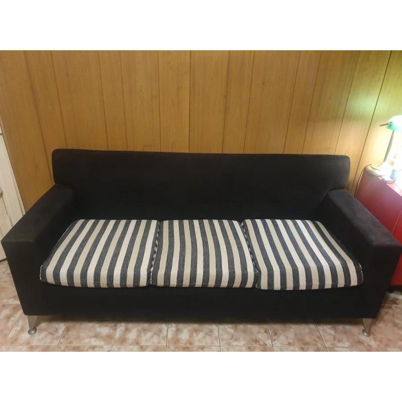 Sofa de chenille, 3 cuerpos