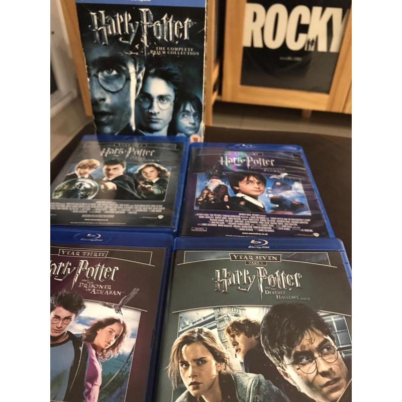 Harry Potter the complete film collection bluray