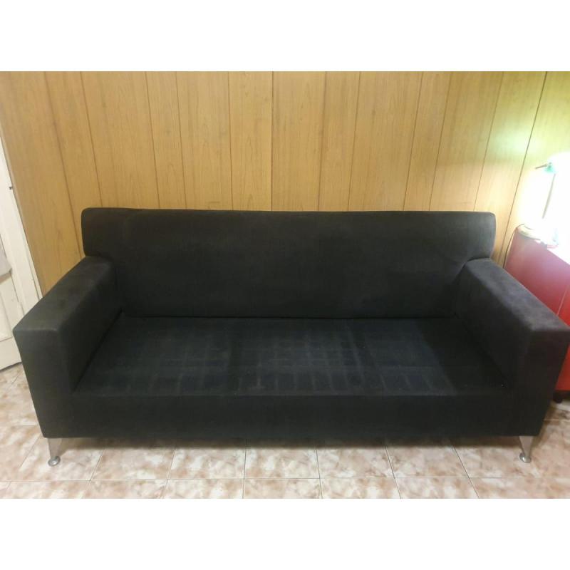 Sofa de chenille, 3 cuerpos - 3