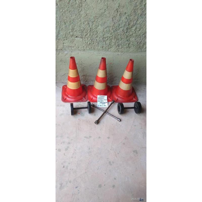 cono, llave para rueda y mancuerna - 2
