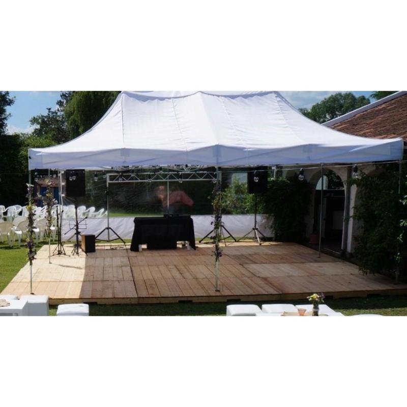 Plataformas de piso de madera para eventos