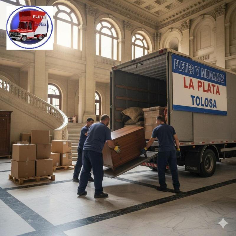 Fletes La Plata Tolosa mudanzas a todo el pais