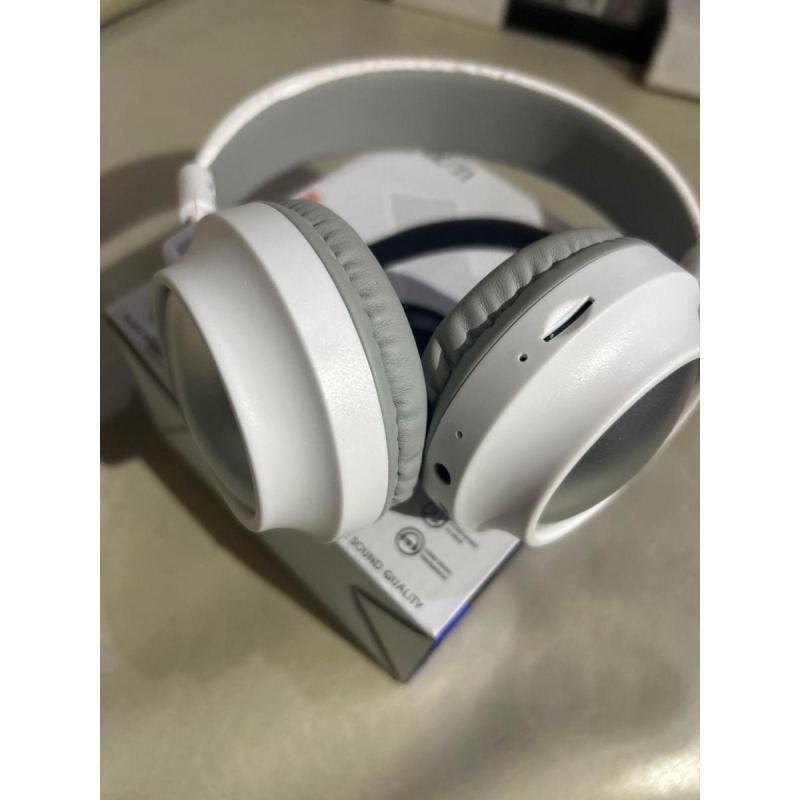 Auriculares Bluetooth AKZ-33 Blancos | Micro SD - Auxiliar - Hi-Fi - 2