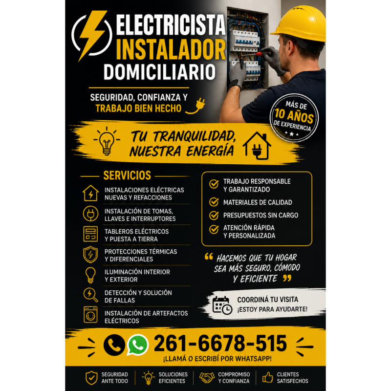 Instalaciones electricas domiciliarias