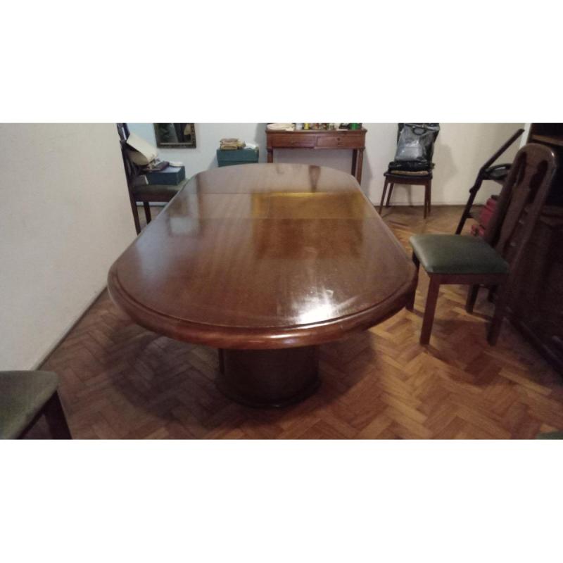Mesa extensible. Madera de petiribí macizo - 3