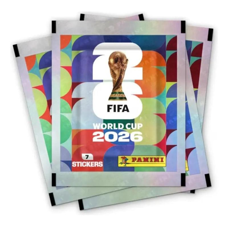 25 sobres de figuritas PANINI FIFA WORLD CUP 2026