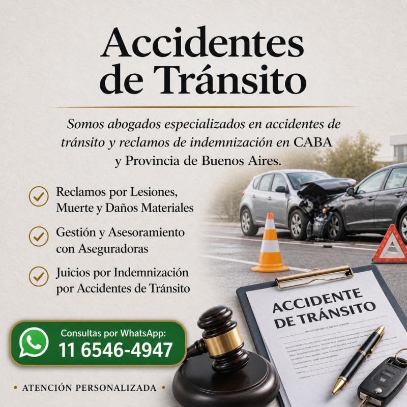 Abogado accidente de transito y laboral