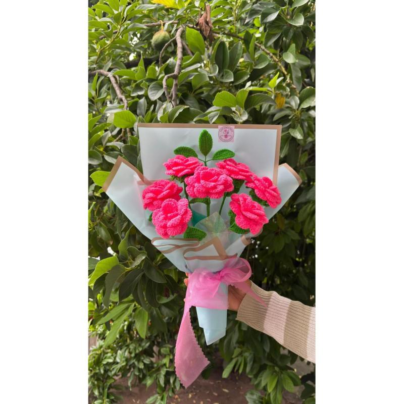 Rosas a crochet - 3