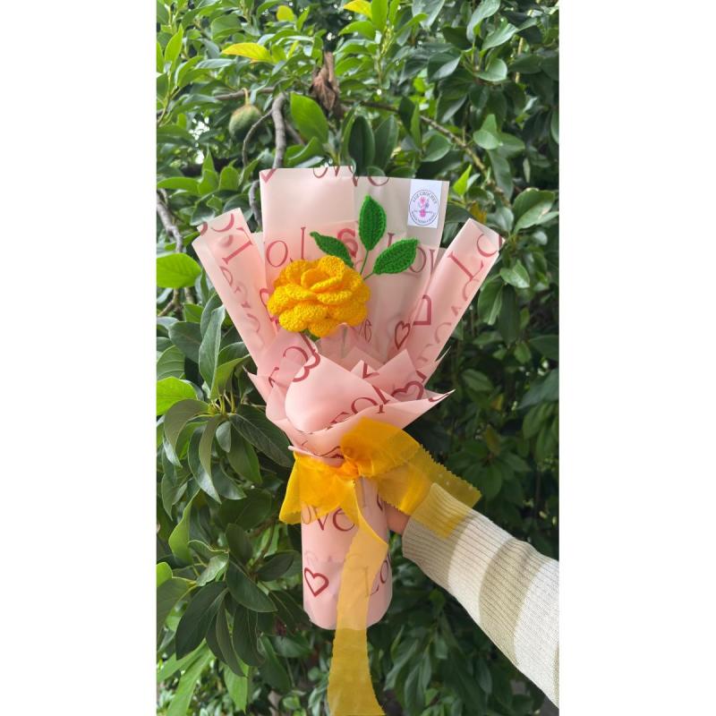 Rosas a crochet - 6
