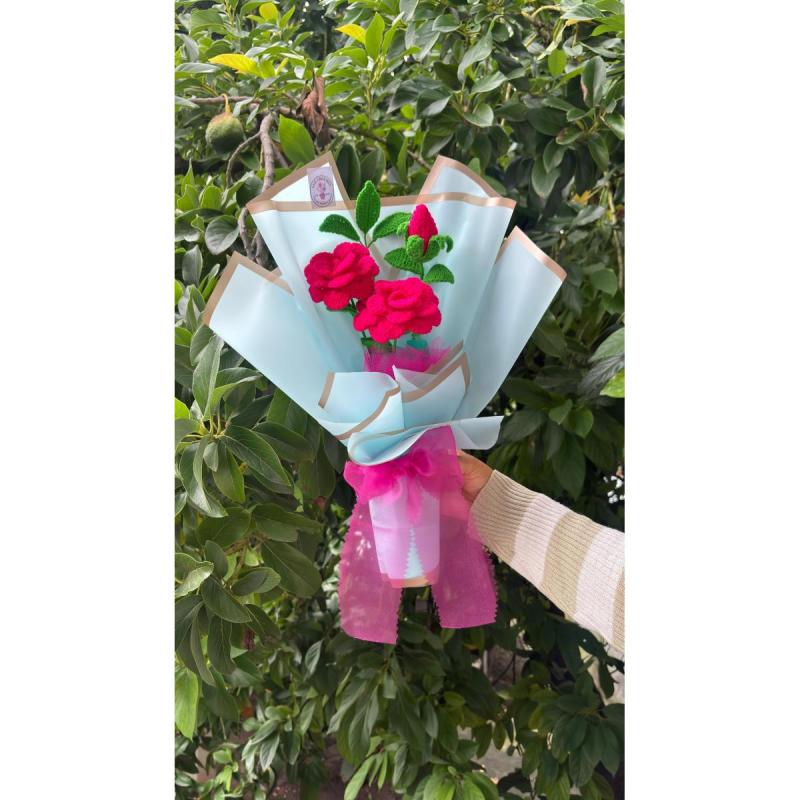 Rosas a crochet - 7